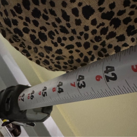 Women’s Joe Fresh Brand Leopard Print V-Neck Tie Waist Short Sleeve Dress S: 2X - Picture 16 of 16